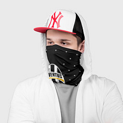 Бандана-труба Juventus точки текстура, цвет: 3D-принт — фото 2