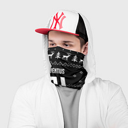 Бандана-труба Ювентус новый год текстура, цвет: 3D-принт — фото 2