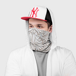 Бандана-труба Вензельные цветы, цвет: 3D-принт — фото 2