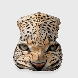 Бандана-труба Взгляд леопарда, цвет: 3D-принт