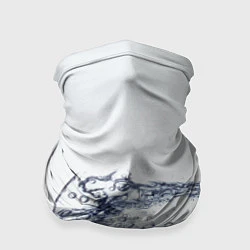 Бандана-труба Белая вода, цвет: 3D-принт