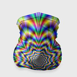 Бандана-труба Красочная иллюзия, цвет: 3D-принт