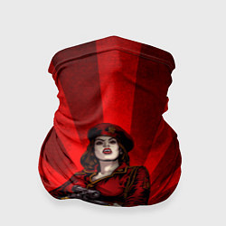 Бандана-труба Red alert girl, цвет: 3D-принт