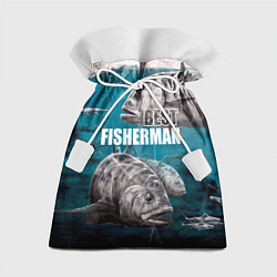 Мешок для подарков Best fisherman, цвет: 3D-принт