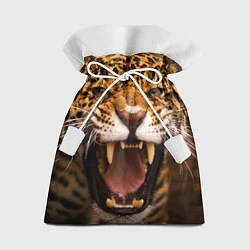Мешок для подарков Ярость леопарда, цвет: 3D-принт