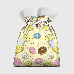 Мешок для подарков Сладкие пончики, цвет: 3D-принт