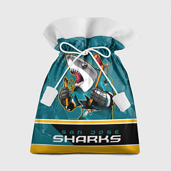 Мешок для подарков San Jose Sharks, цвет: 3D-принт