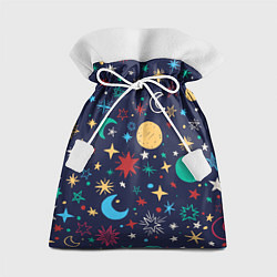 Мешок для подарков Звездное небо, цвет: 3D-принт