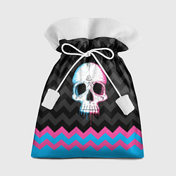 Мешок для подарков Colored Skull, цвет: 3D-принт