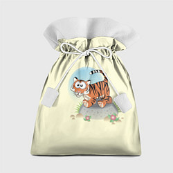 Мешок для подарков Маленький тигренок, цвет: 3D-принт