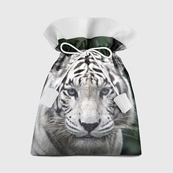 Мешок для подарков Белый тигр, цвет: 3D-принт