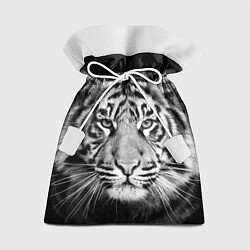 Мешок для подарков Мордочка тигра, цвет: 3D-принт
