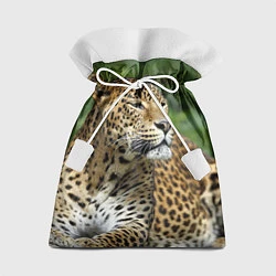 Мешок для подарков Лик леопарда, цвет: 3D-принт