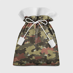 Мешок для подарков Камуфляж: коричневый/хаки, цвет: 3D-принт