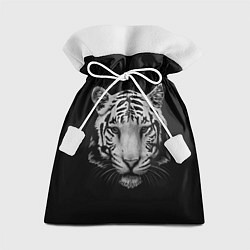 Мешок для подарков Серый тигр, цвет: 3D-принт