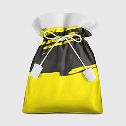 Мешок для подарков Чёрно-жёлтый, цвет: 3D-принт