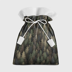 Мешок для подарков Лесной камуфляж, цвет: 3D-принт