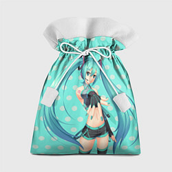 Мешок для подарков Hatsune Miku, цвет: 3D-принт