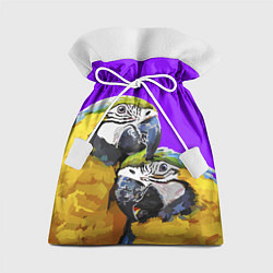 Мешок для подарков Попугайчики, цвет: 3D-принт
