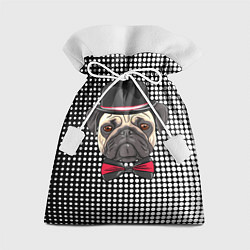 Мешок для подарков Mr Pug, цвет: 3D-принт