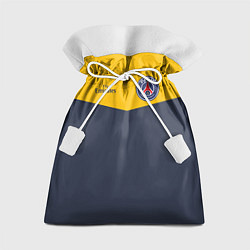 Мешок для подарков PSG: Navy Yellow, цвет: 3D-принт