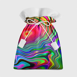 Мешок для подарков Цветные разводы, цвет: 3D-принт