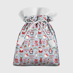 Мешок для подарков Рождественская Милота, цвет: 3D-принт