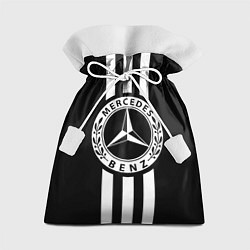 Мешок для подарков Mercedes-Benz Black, цвет: 3D-принт