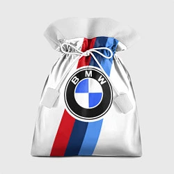 Мешок для подарков BMW M: White Sport, цвет: 3D-принт
