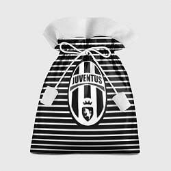Мешок для подарков FC Juventus: Black Lines, цвет: 3D-принт