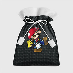 Мешок для подарков Super Mario: Black Brick, цвет: 3D-принт