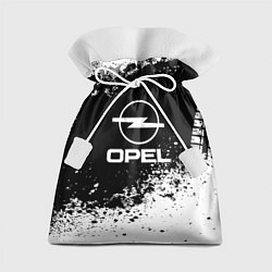 Мешок для подарков Opel: Black Spray, цвет: 3D-принт