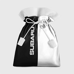 Мешок для подарков Subaru B&W, цвет: 3D-принт