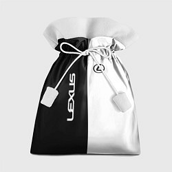 Мешок для подарков Lexus: Black & White, цвет: 3D-принт