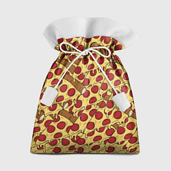 Мешок для подарков Любитель пиццы, цвет: 3D-принт
