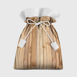 Мешок для подарков Деревянная обшивка, цвет: 3D-принт