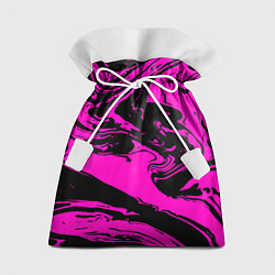 Мешок для подарков Черно-розовый акрил, цвет: 3D-принт