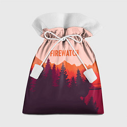 Мешок для подарков Firewatch: Orange Style, цвет: 3D-принт