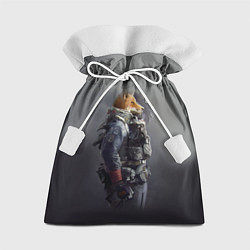 Мешок для подарков Лис-солдат, цвет: 3D-принт