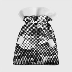 Мешок для подарков Черный камуфляж, цвет: 3D-принт