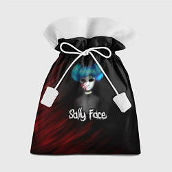 Мешок для подарков Sally Face окровавленное лицо, цвет: 3D-принт