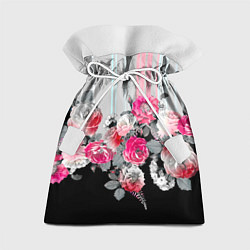 Мешок для подарков Розы в темноте, цвет: 3D-принт