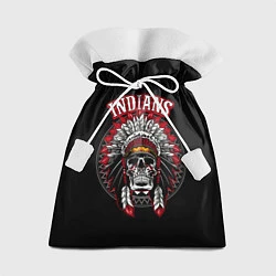 Мешок для подарков Indians Skulls, цвет: 3D-принт
