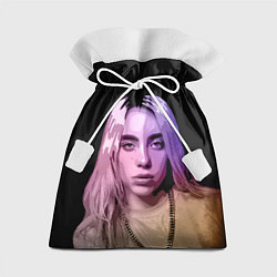 Мешок для подарков BILLIE EILISH: Violet Mood, цвет: 3D-принт