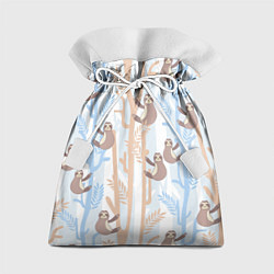 Мешок для подарков Ленивец стайл, цвет: 3D-принт