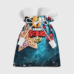 Мешок для подарков Brawl Stars новогодний, цвет: 3D-принт