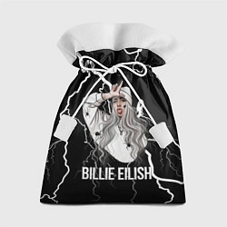 Мешок для подарков BILLIE EILISH, цвет: 3D-принт