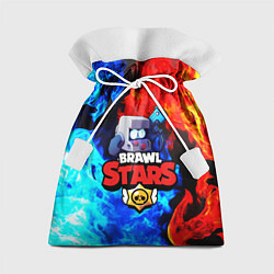 Мешок для подарков BRAWL STARS 8 BIT, цвет: 3D-принт