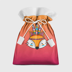 Мешок для подарков Лиса Индеец, цвет: 3D-принт
