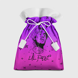 Мешок для подарков LIL PEEP, цвет: 3D-принт